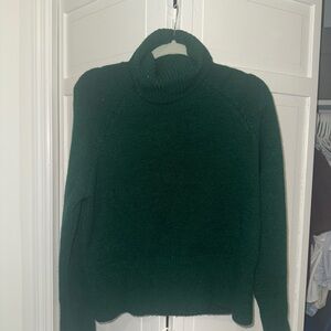 Zara Deep Green Turtleneck Sweater